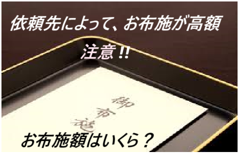 葬儀（お葬式）・家族葬・葬儀社とお坊さんは別々に依頼すること・お布施が安くなる・葬儀社にお坊さん依頼を行った場合、紹介料（斡旋料）がお布施に含まれ、お布施が高くなる・お寺に直接読経（お経）を依頼した場合にあっても、お布施にお寺の護持費が含まれ高くなる